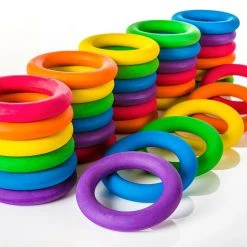 Rainbow Rubber Rings Set