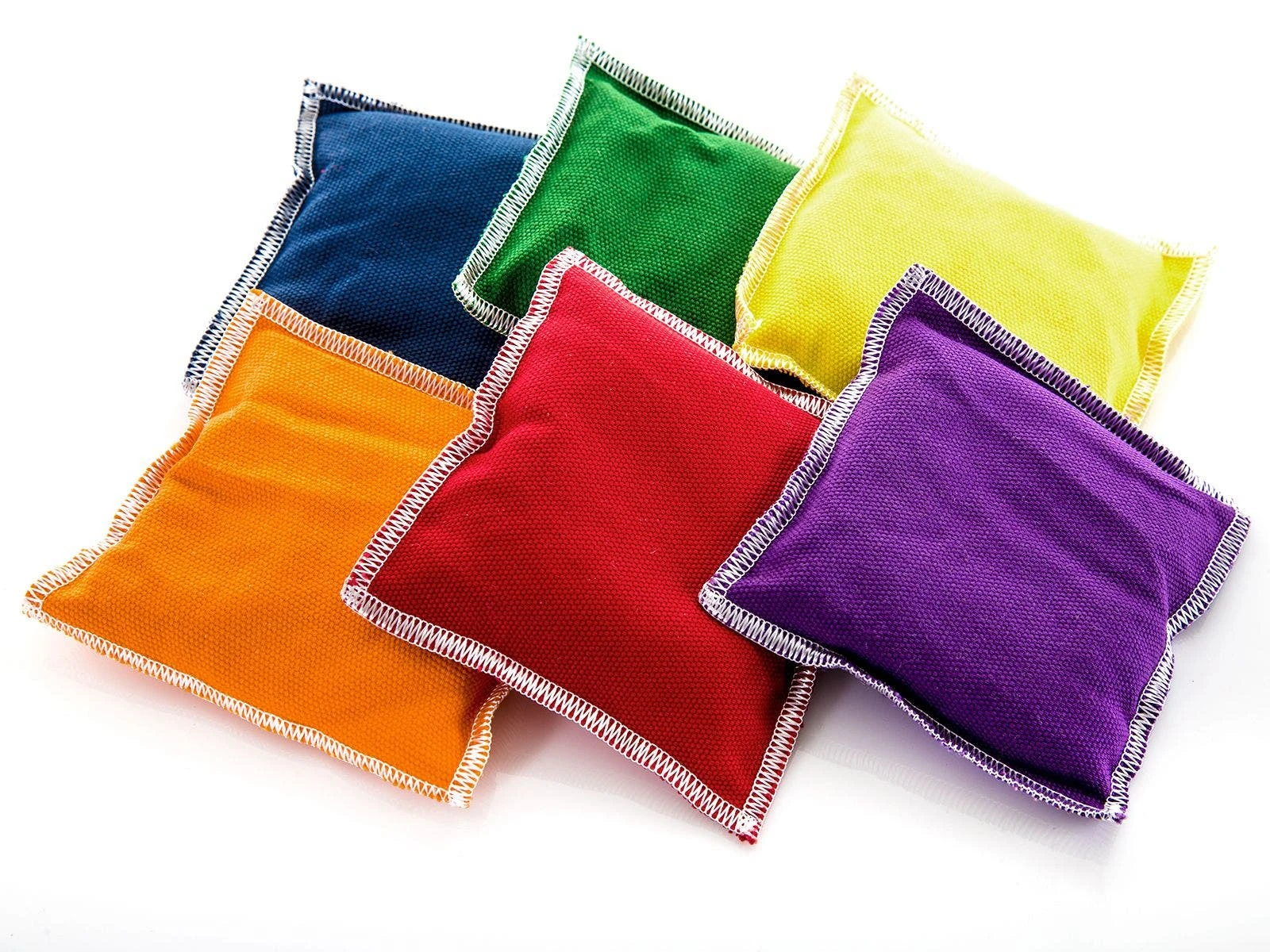 Rainbow Polyester & Cotton Beanbags - Image 2