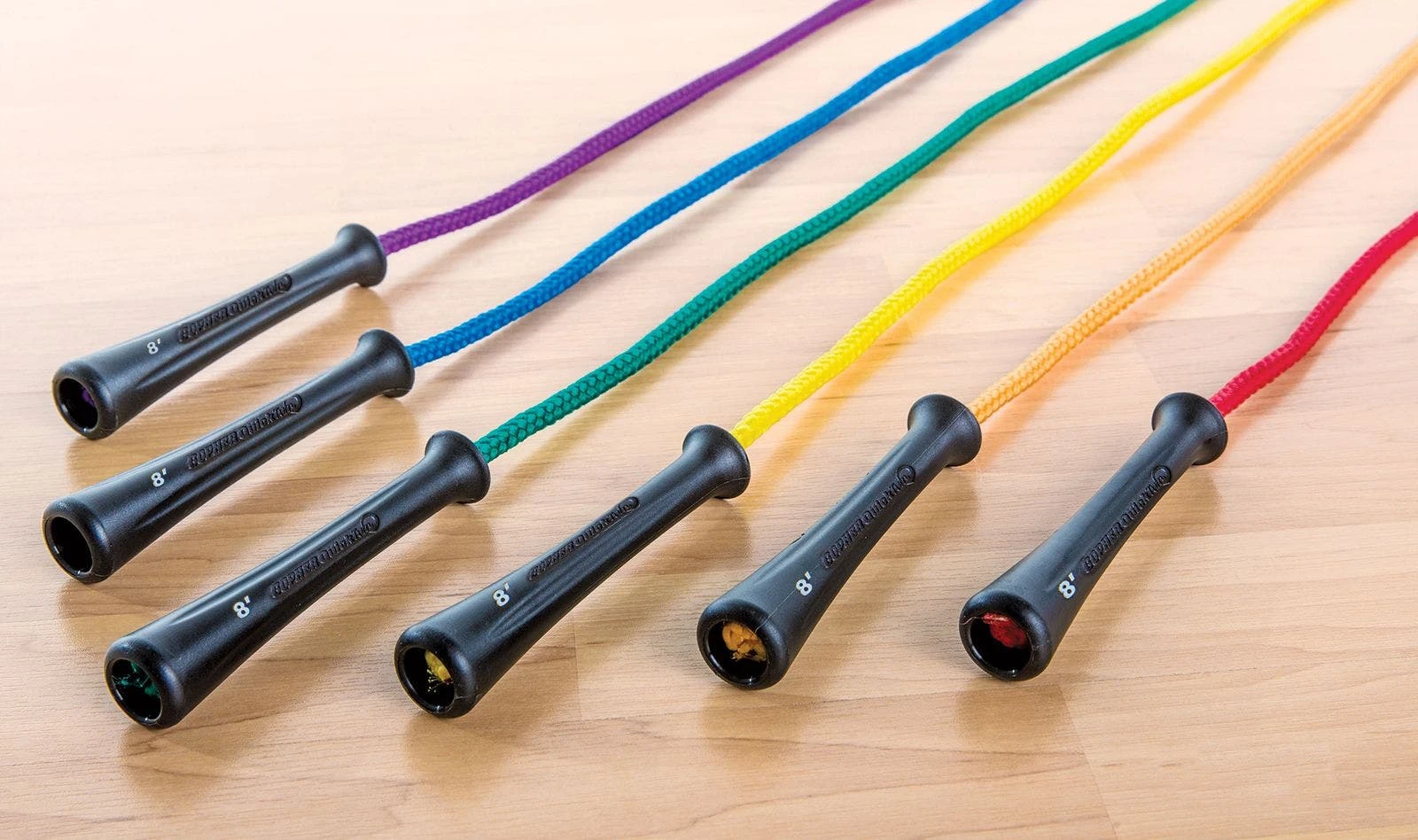 Rainbow QuickTurn Braided Polyester Jump Ropes - Image 4