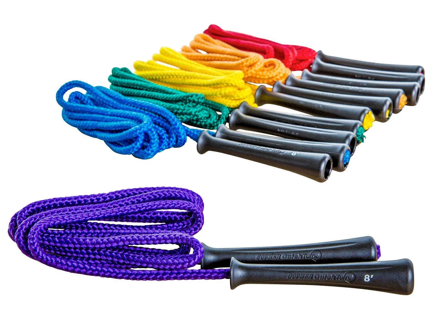 Rainbow QuickTurn Braided Polyester Jump Ropes - Image 3