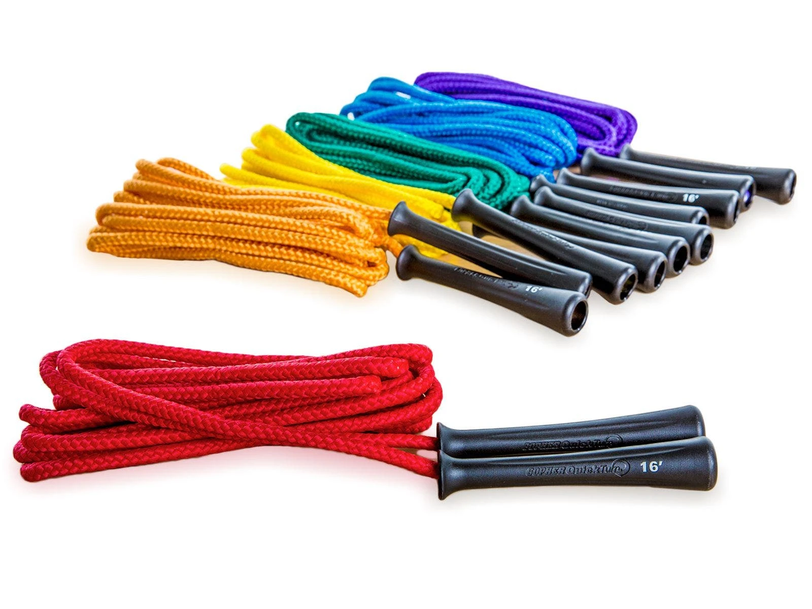 Rainbow QuickTurn Braided Polyester Jump Ropes - Image 2