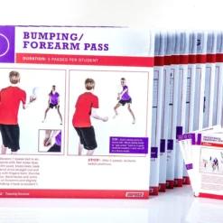 SportSkillz Volleyball Training Pack Station Boards & Teacher Cards