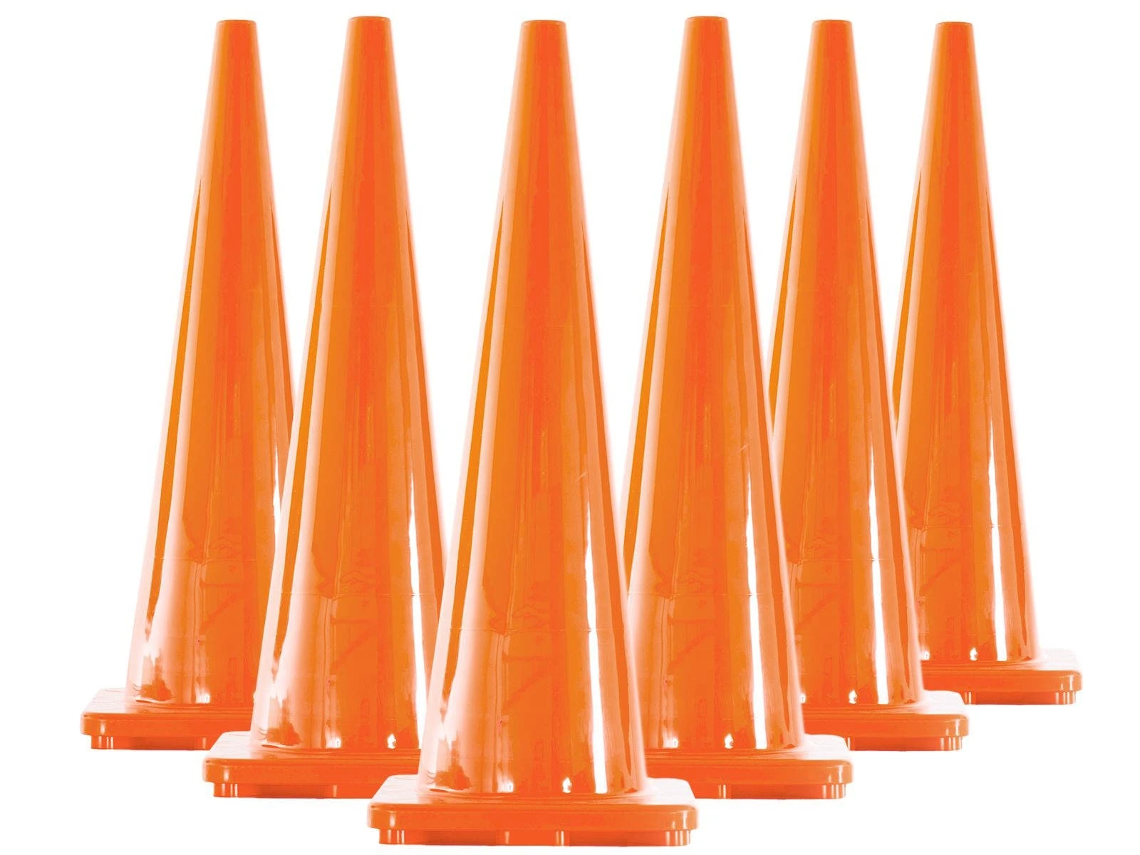 Orange Vinyl Cones - Image 10
