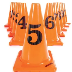 Numbered Vinyl Cones