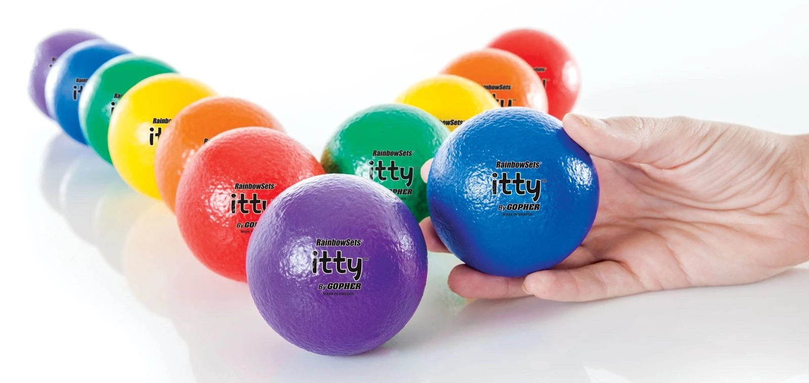 Rainbow Itty Coated-Foam Balls - Image 5
