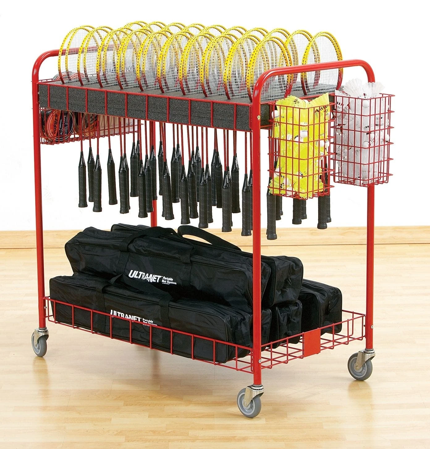 RacquetKing Badminton Storage Cart