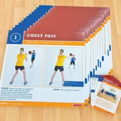 SportSkillz Basketball Training Pack Station Boards & Teacher Cards