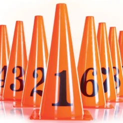Numbered Plastic Cones