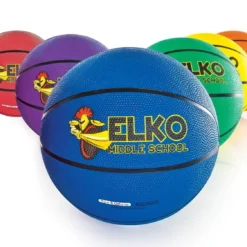 Gopher Rainbow Performer Custom Logo Rubber Basketballs