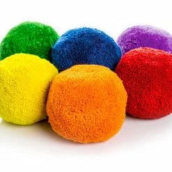 Rainbow High-Density Premium Fleece Balls