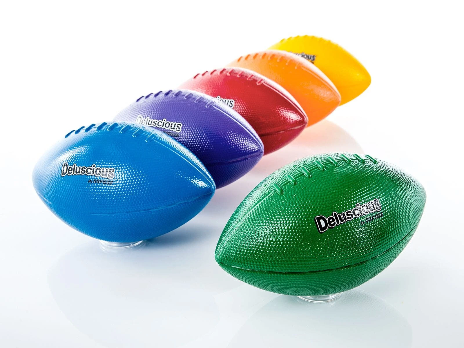 Rainbow Deluscious Coated-Foam Balls