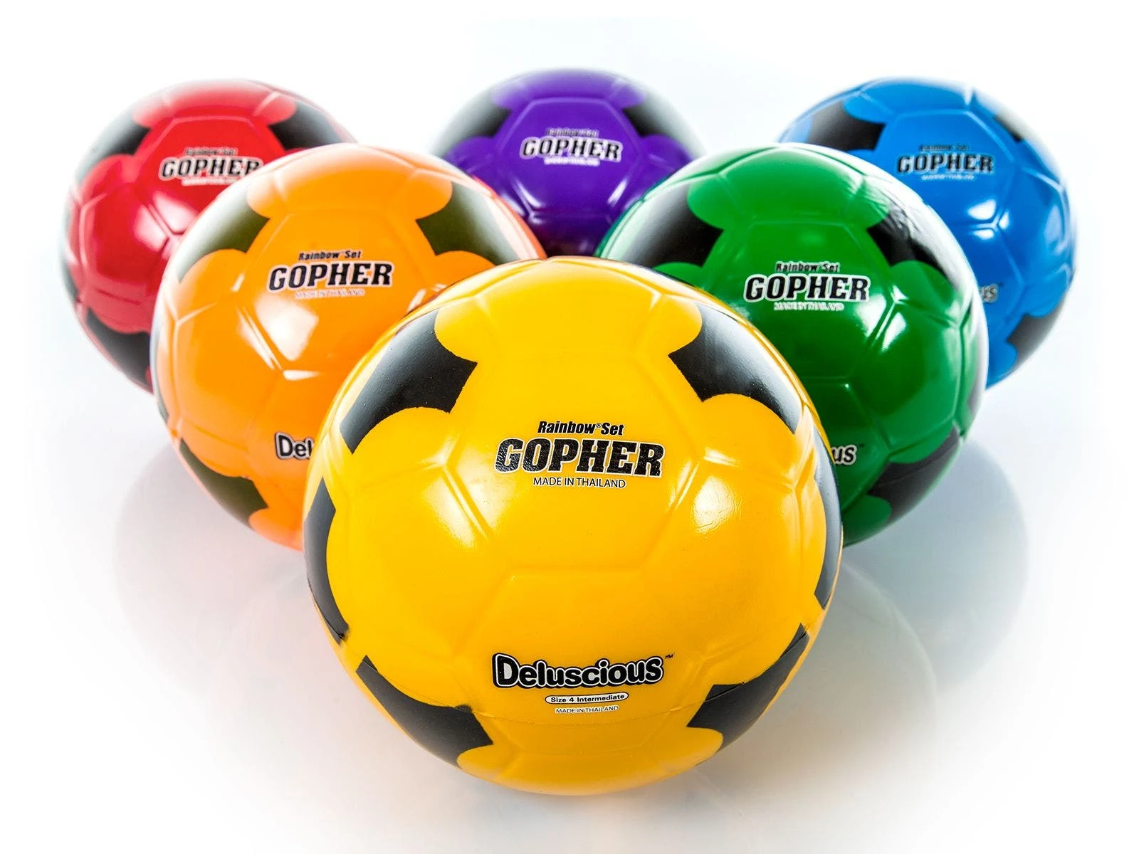 Rainbow Deluscious Coated-Foam Balls - Image 5