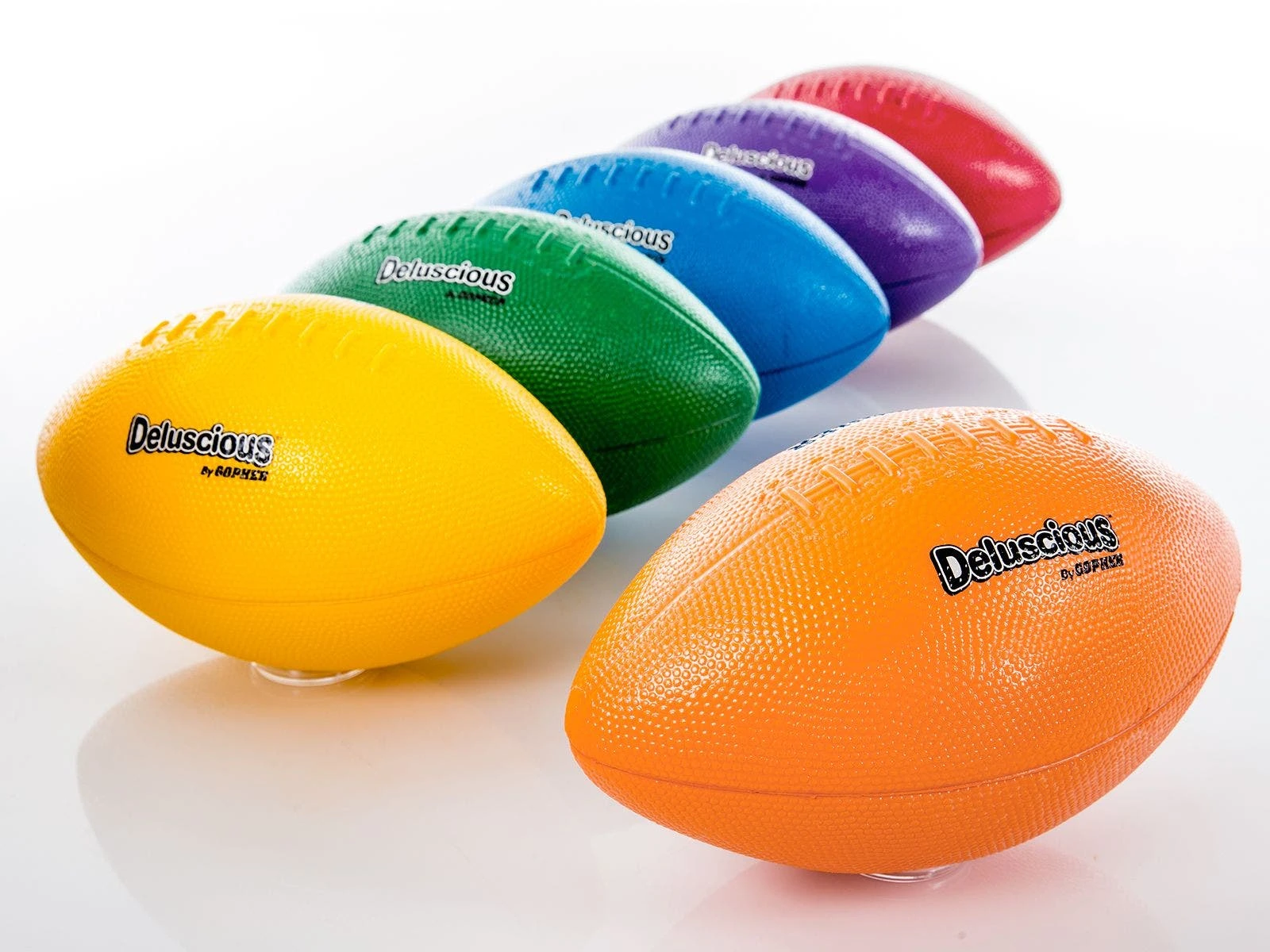 Rainbow Deluscious Coated-Foam Balls - Image 8