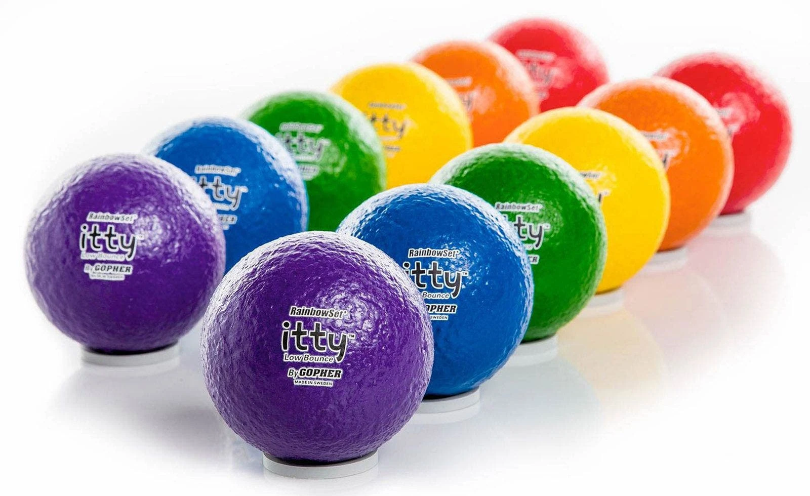 Rainbow Itty Coated-Foam Balls