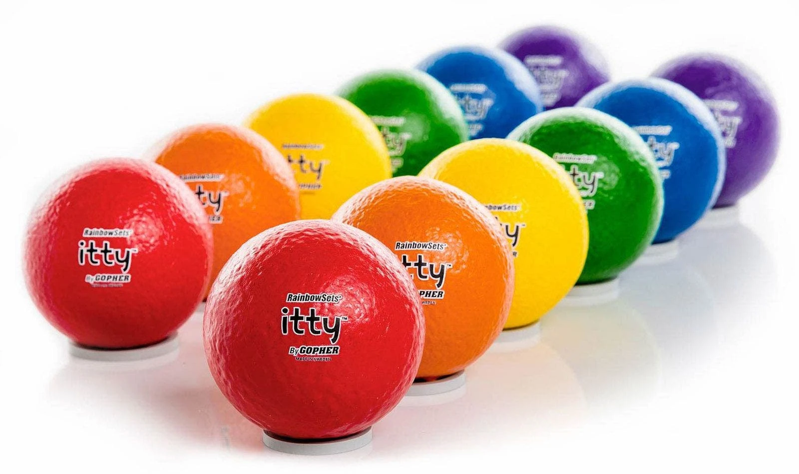 Rainbow Itty Coated-Foam Balls - Image 2