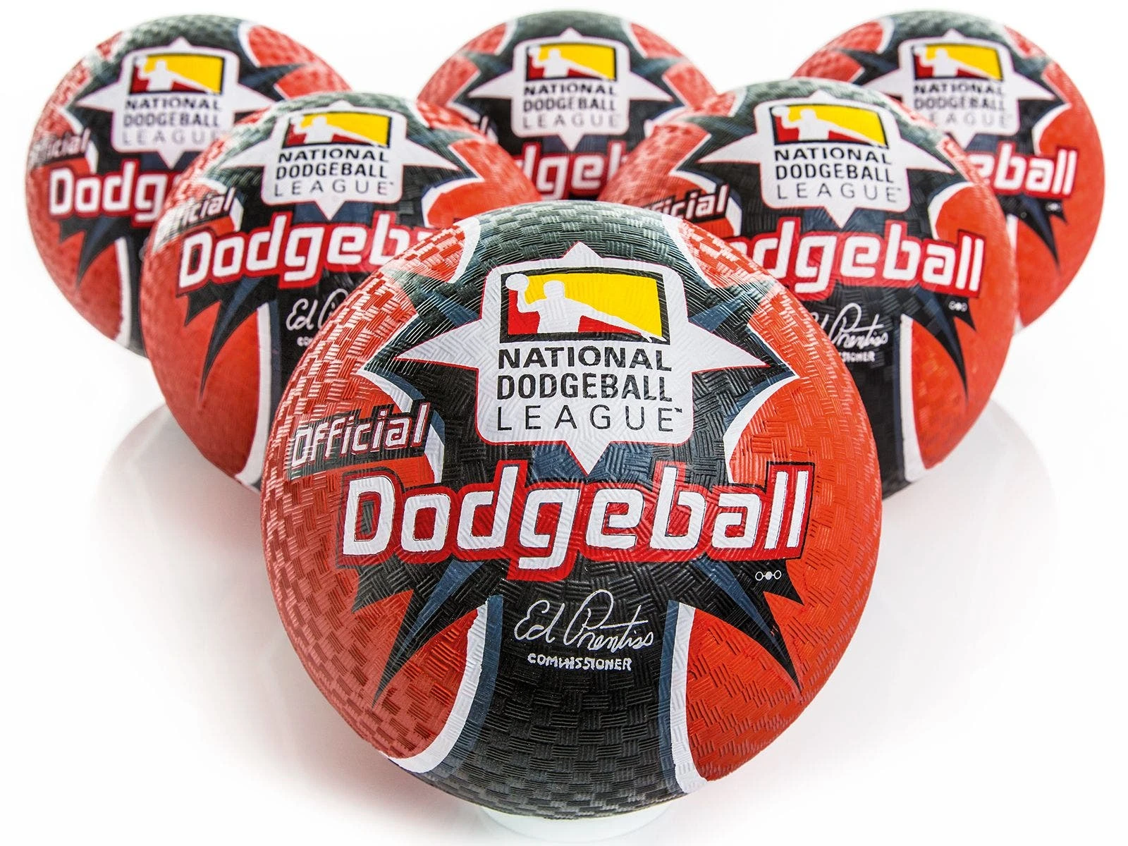 National Dodgeball League Rubber Dodgeballs