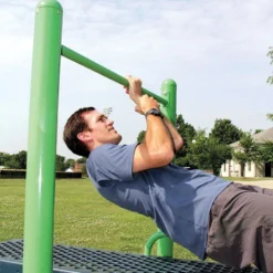 Outdoor Fitness Horizontal Chin-Up