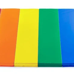 TumblePro 2" Bonded-Foam Rainbow Gymnastics Mats
