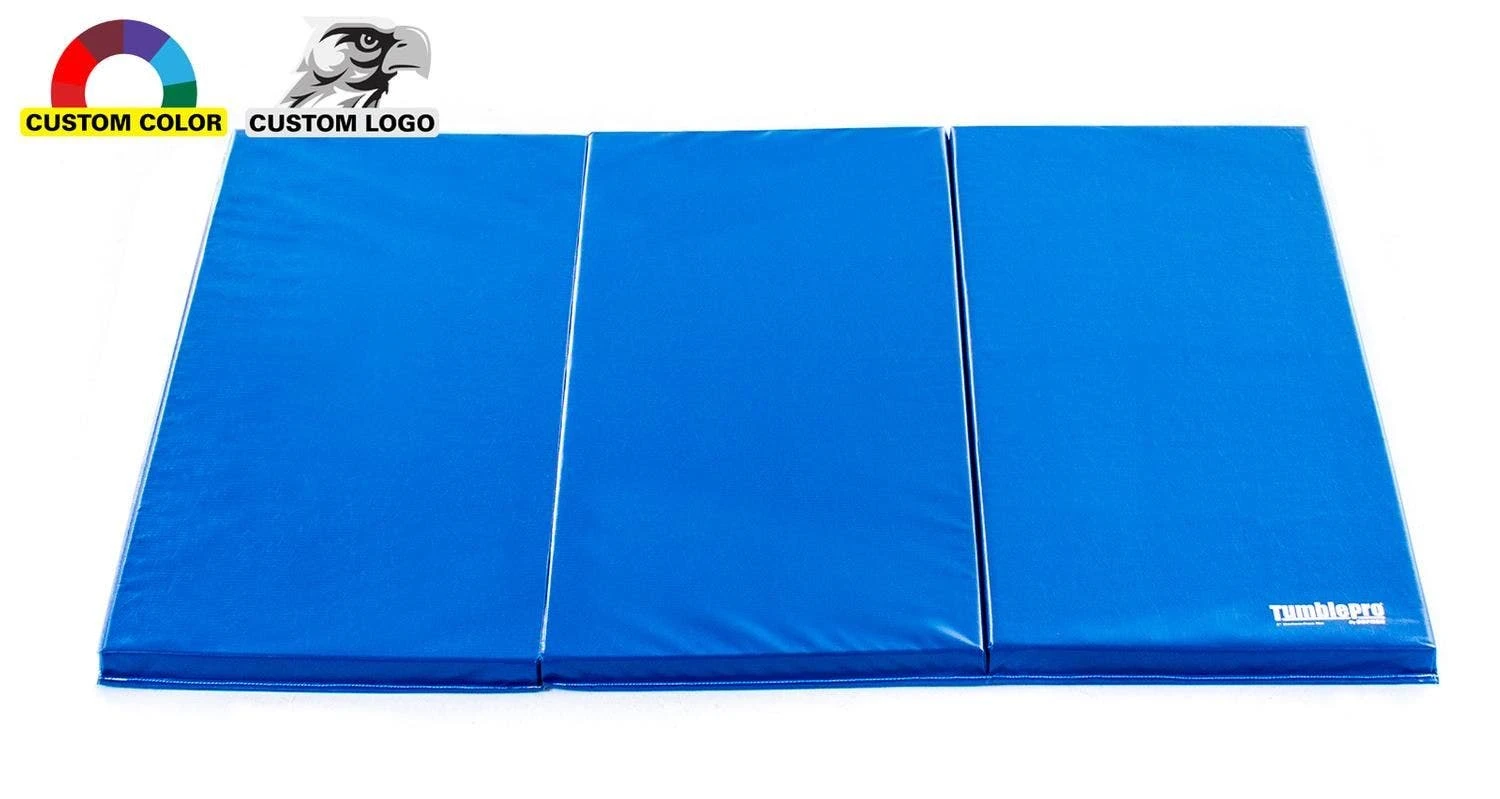 TumblePro 2" Polyethylene-Foam Reduced Injury Factor Custom Logo Gymnastics Mats