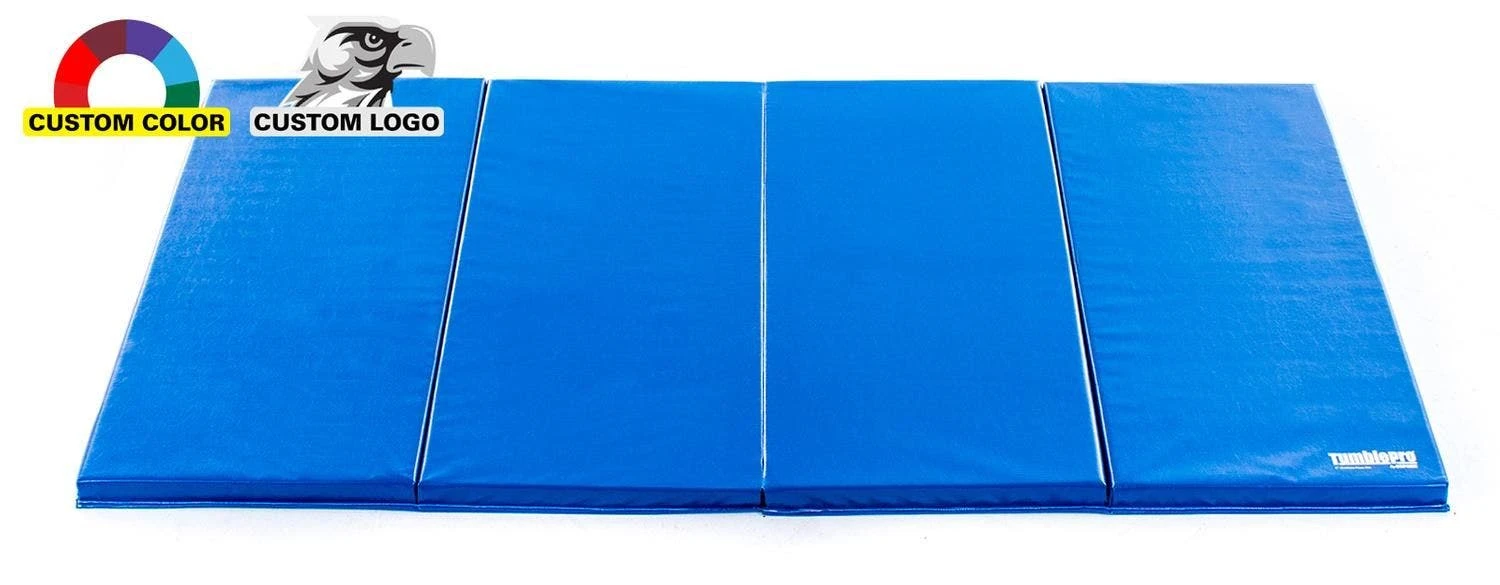 TumblePro 2" Polyethylene-Foam Reduced Injury Factor Custom Logo Gymnastics Mats - Image 2