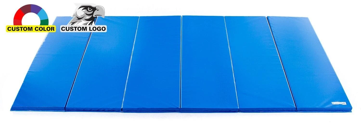 TumblePro 2" Polyethylene-Foam Reduced Injury Factor Custom Logo Gymnastics Mats - Image 5