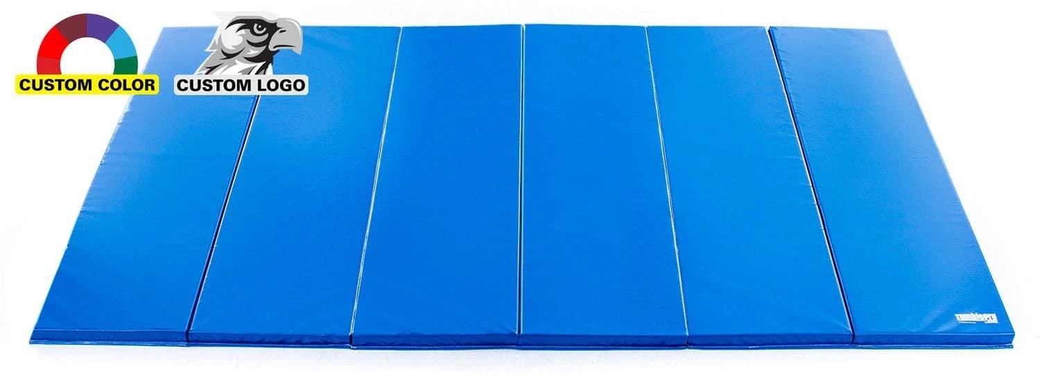 TumblePro 2" Polyethylene-Foam Reduced Injury Factor Custom Logo Gymnastics Mats - Image 6