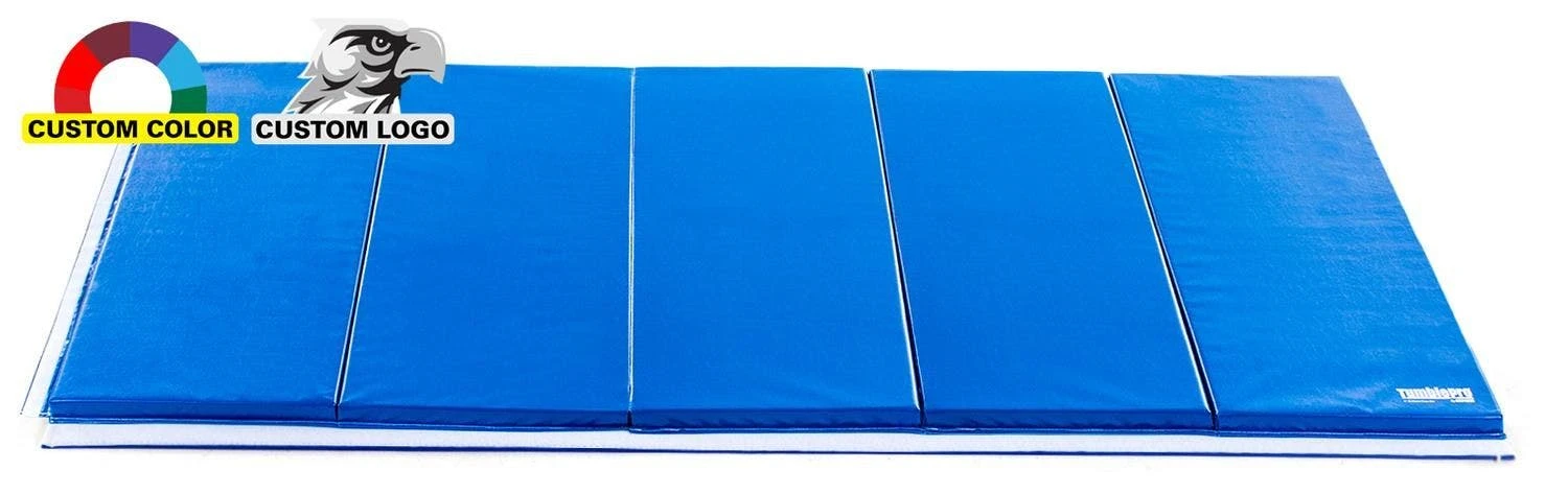 TumblePro 2" Polyethylene-Foam Reduced Injury Factor Custom Logo Gymnastics Mats - Image 15