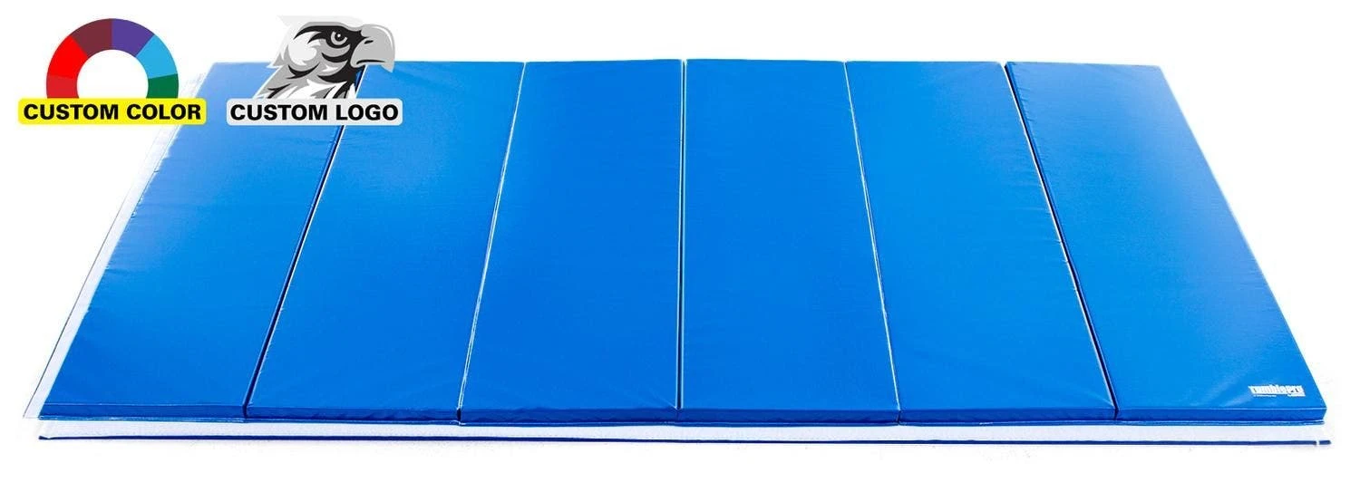 TumblePro 2" Polyethylene-Foam Reduced Injury Factor Custom Logo Gymnastics Mats - Image 17