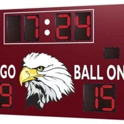 Football 20' X 8' Scoreboard