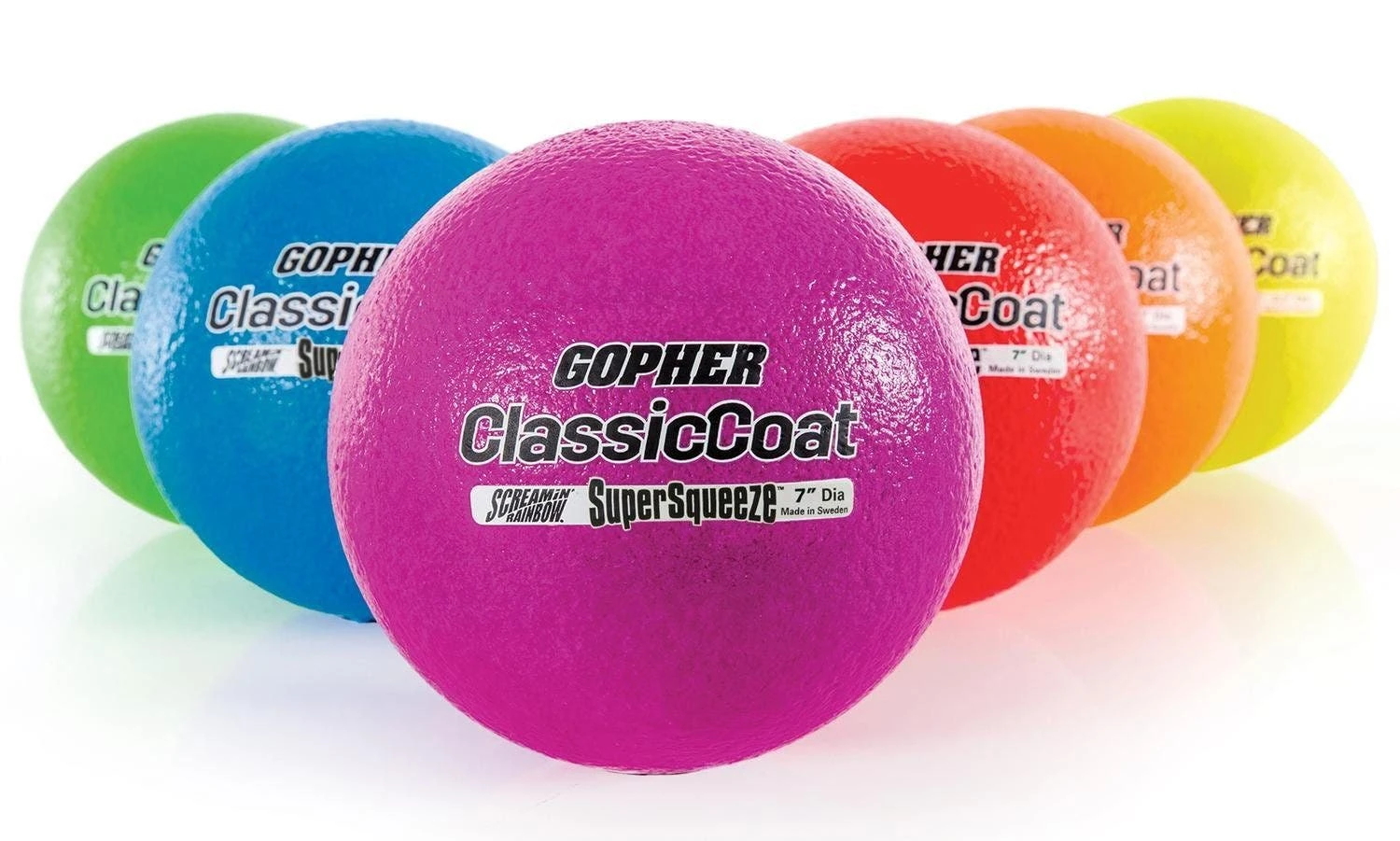 Screamin' Rainbow ClassicCoat SuperSqueeze Coated-Foam Balls - Image 5