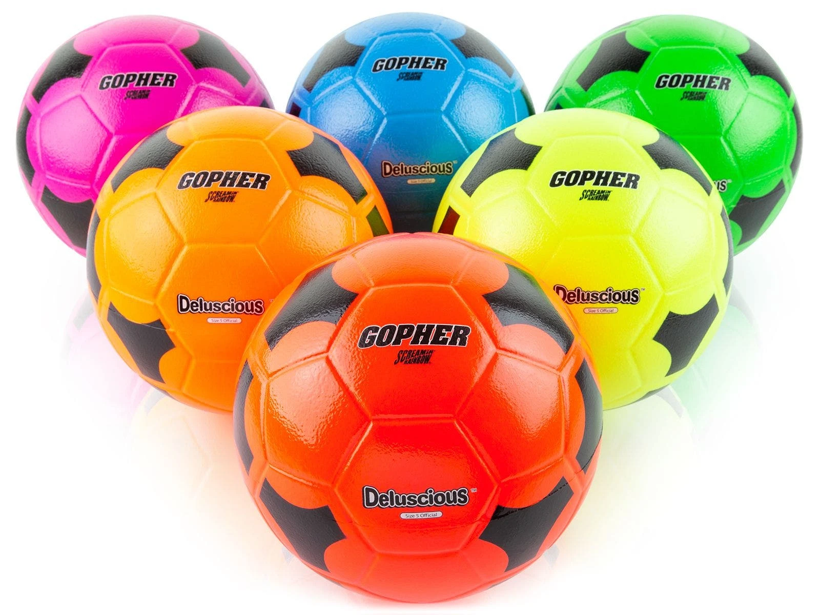 Screamin' Rainbow Deluscious Foam Balls - Image 2