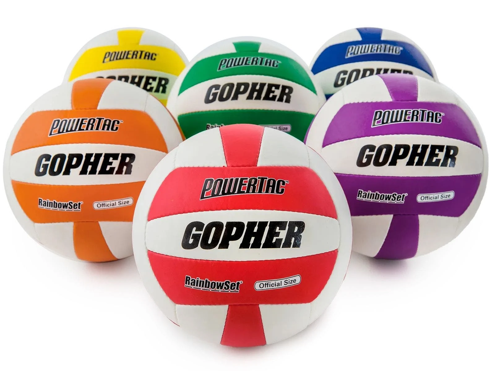 Rainbow PowerTac Volleyballs - Image 7