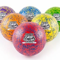 Rainbow ClassicCoat GripGalore Coated-Foam Dodgeballs