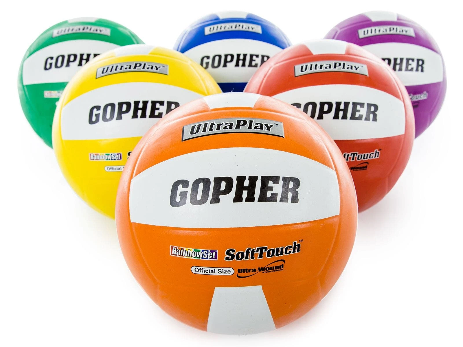 UltraPlay Rubber Volleyballs - Image 2
