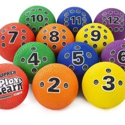 Rainbow Play & Learn Numbered Playground Balls
