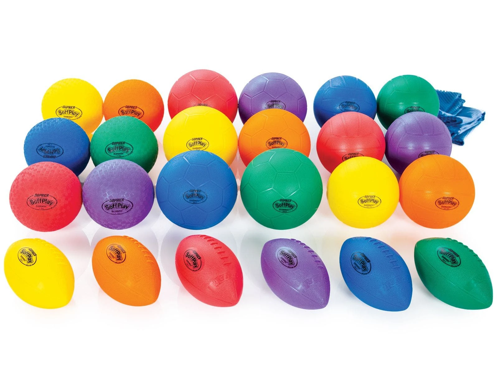 Rainbow SoffPlay Plus Ball Pack