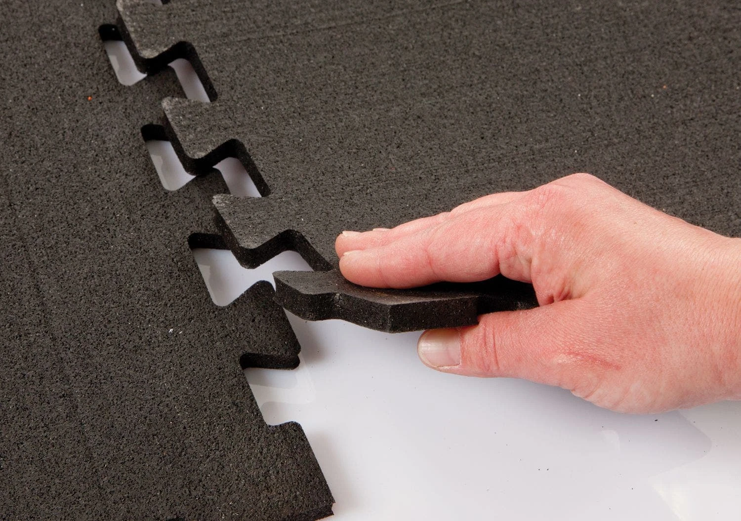 28.5" X 28.5" Seamless Black Zip Tiles