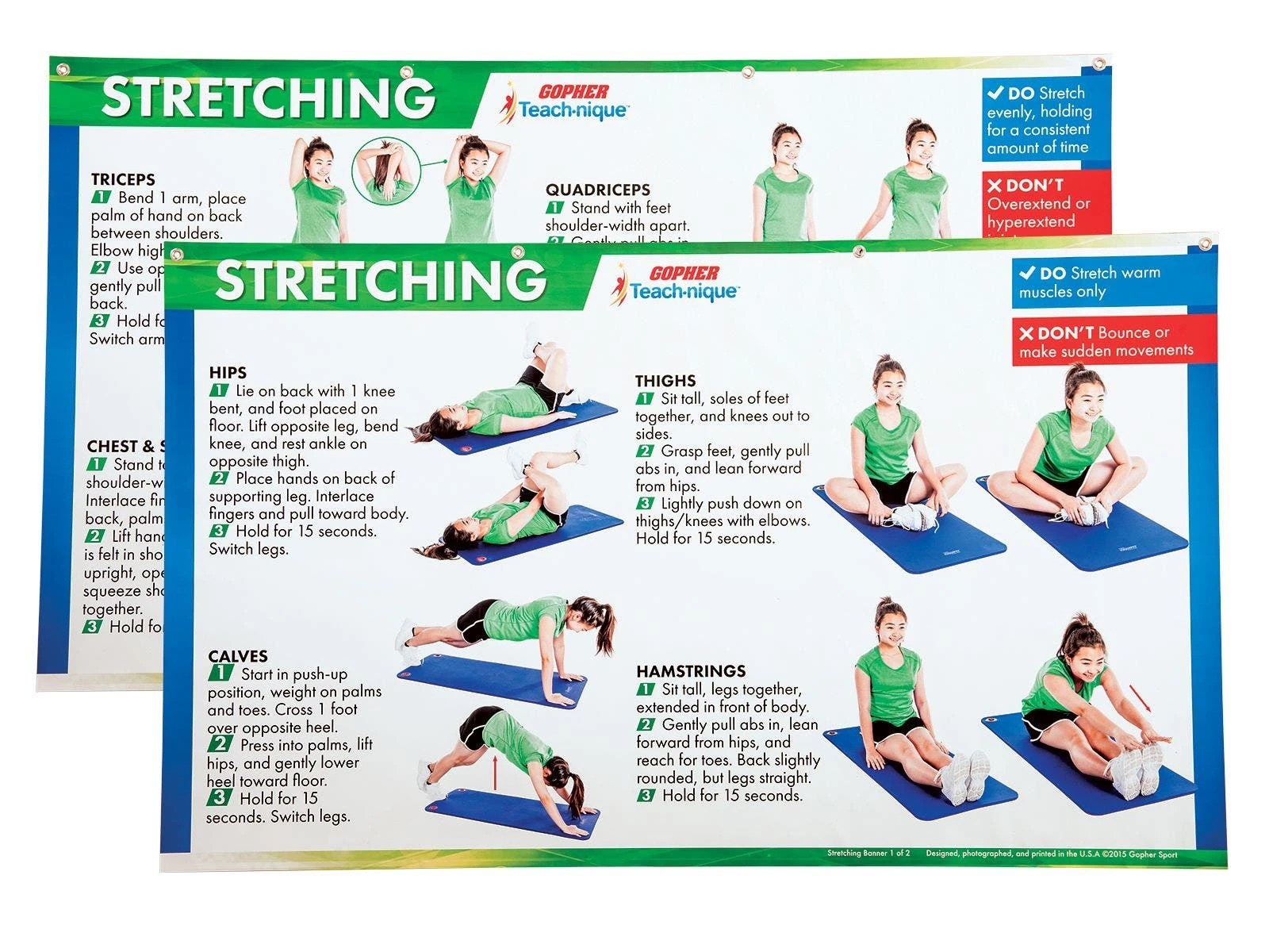 Teach-nique Stretching Banners