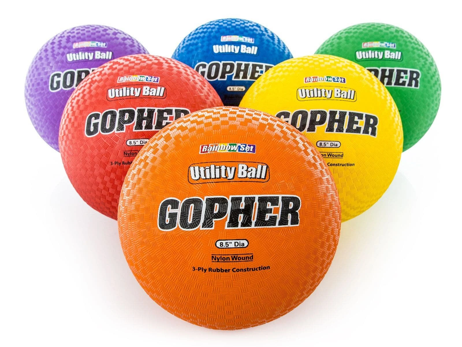 Rainbow Performer Plus Rubber Ball Packs - Image 6