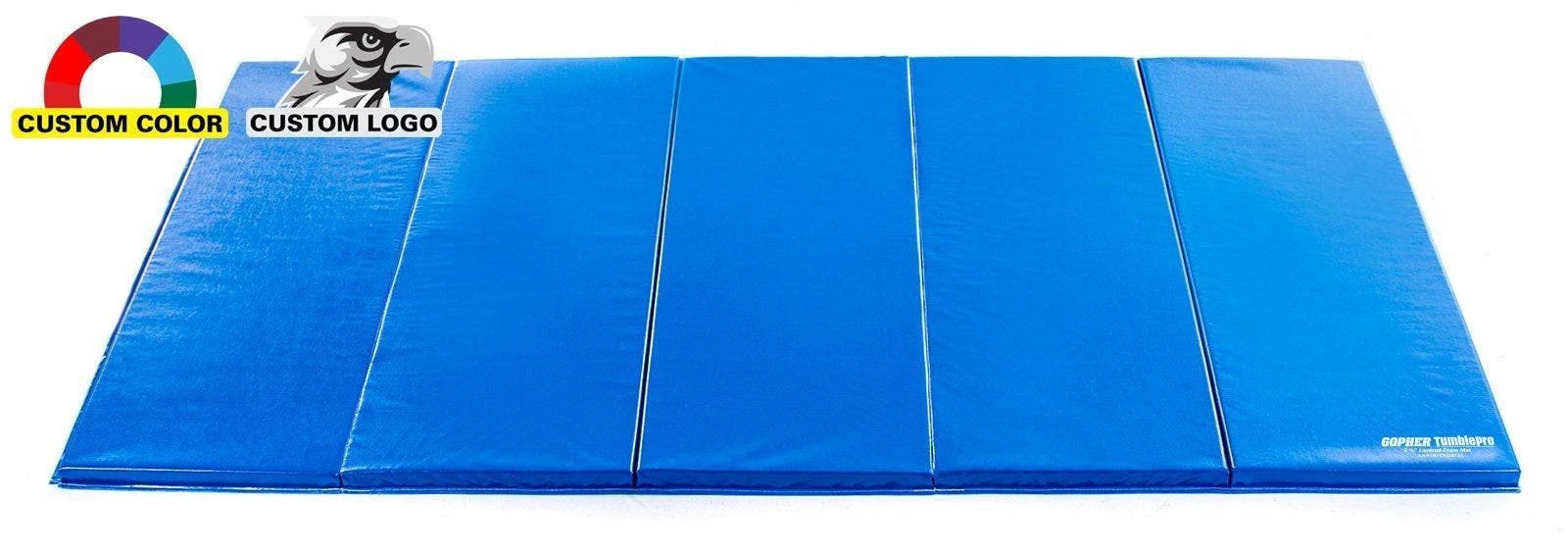 TumblePro 2-3/8" Layered-Foam Custom Logo Gymnastics Mats - Image 4